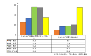 「SNS上のトラブル」アンケート結果