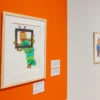 エリック・カール展（フレームをもったあおむし）
